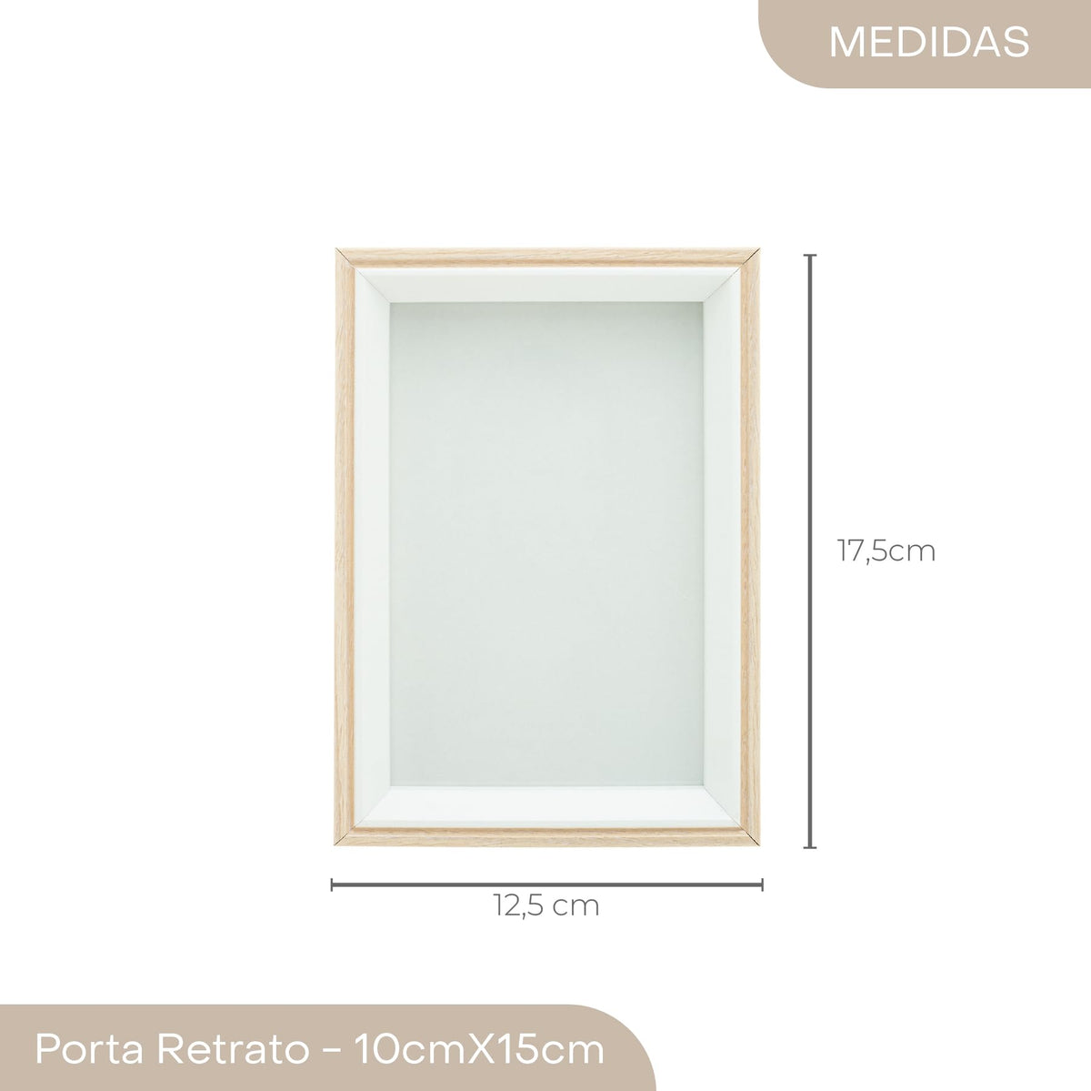 LYOR - Porta-Retrato de MDF 10cm x 15cm