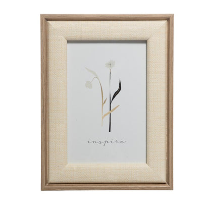 LYOR - Porta-Retrato de Mdf Branco 10cm x 15cm