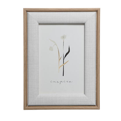 LYOR - Porta-Retrato de Mdf Branco 10cm x 15cm