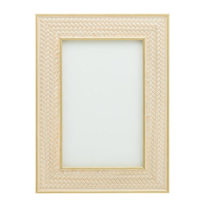 LYOR - Porta-Retrato de MDF Texturizado 10cm x 15cm