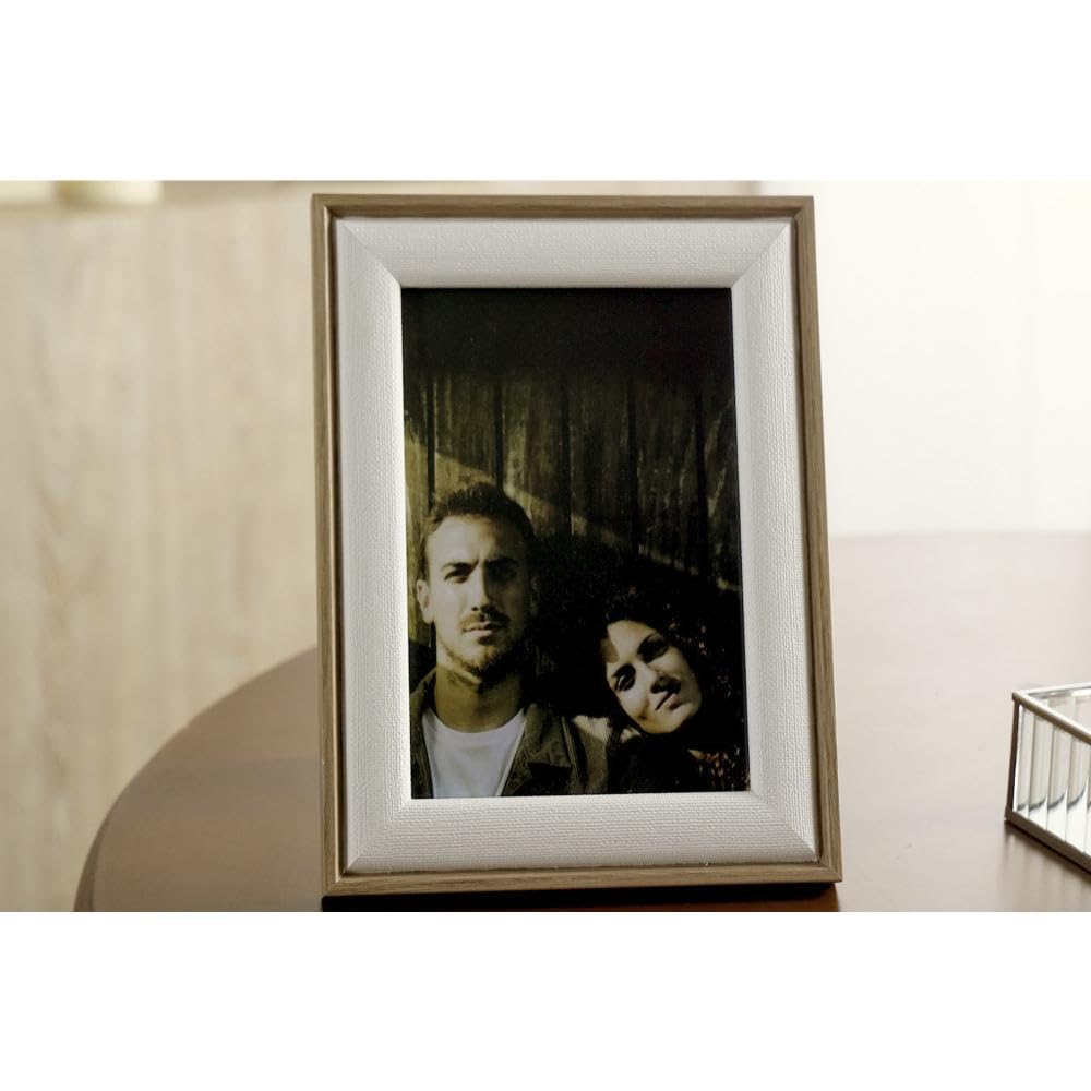 LYOR - Porta-Retrato de Mdf Branco 10cm x 15cm