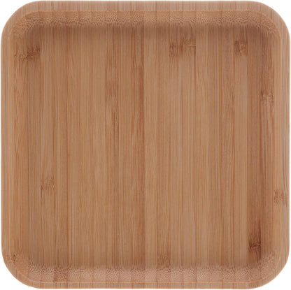LYOR - Bandeja de Bambu Square 17cm x 17cm x 1,5cm