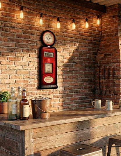 Placa Decorativa Stop Old Aparência Quadro para Decoração Tema Trânsito