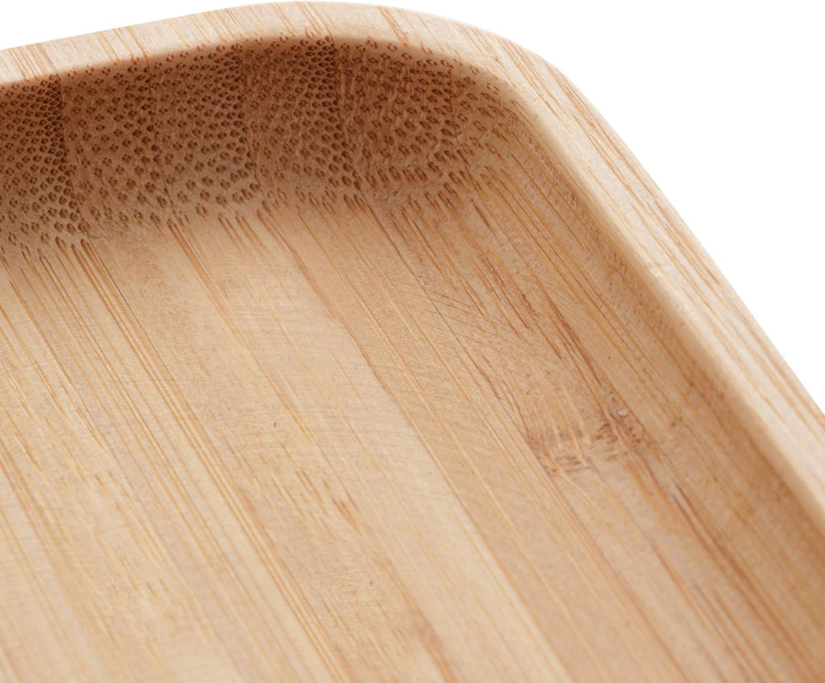 LYOR - Bandeja de Bambu Square 17cm x 17cm x 1,5cm